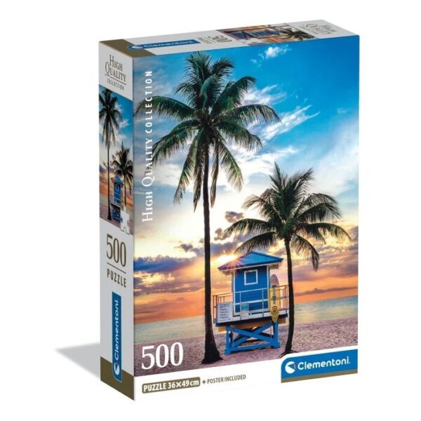 Clementoni - Miami Beach Florida 500 Piece Puzzle - Image 2