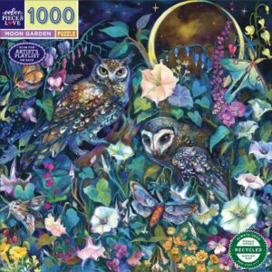 eeBoo - Moon Garden 1000 Piece Puzzle