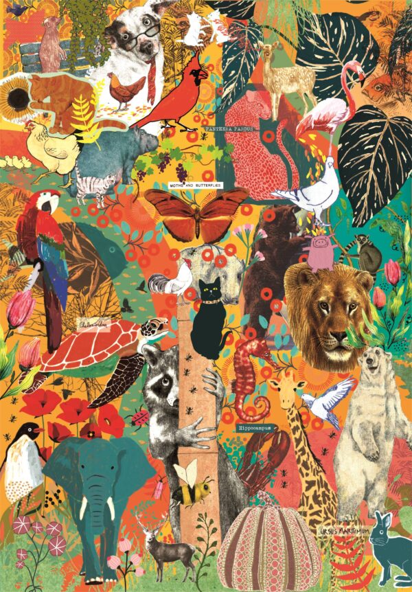 Clementoni - More is More, Animal & Botanics 1000 Piece Puzzle