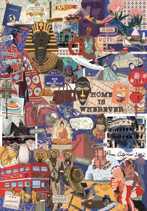 Clementoni - More is More, Travel & Cultures 1000 Piece Puzzle