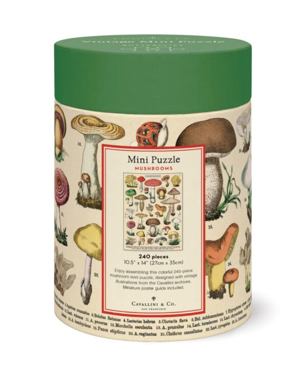 Cavallini & Co - Mushrooms 240 Piece Mini Puzzle - Image 3