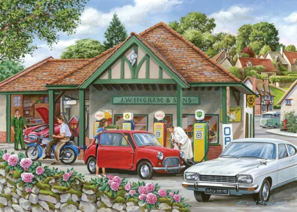 House of Puzzles - Nice Day for a Drive 4 x 500 Piece Puzzle Set - Image 3