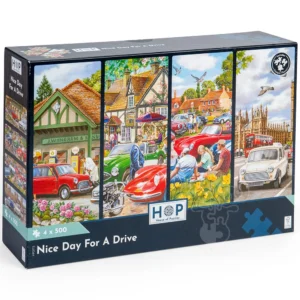 House of Puzzles - Nice Day for a Drive 4 x 500 Piece Puzzle Set