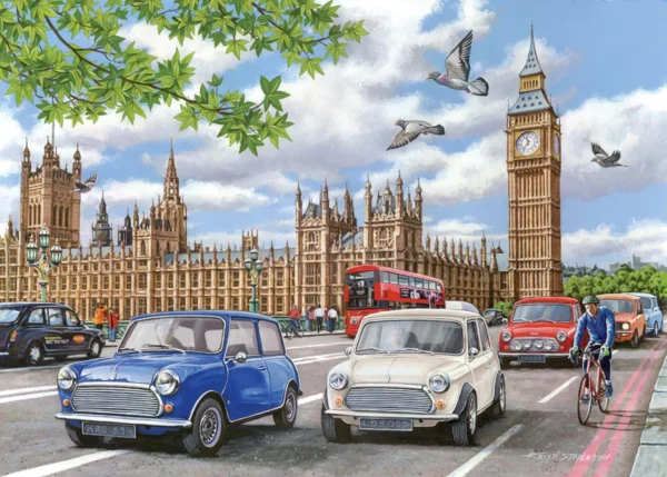 House of Puzzles - Nice Day for a Drive 4 x 500 Piece Puzzle Set - Image 4