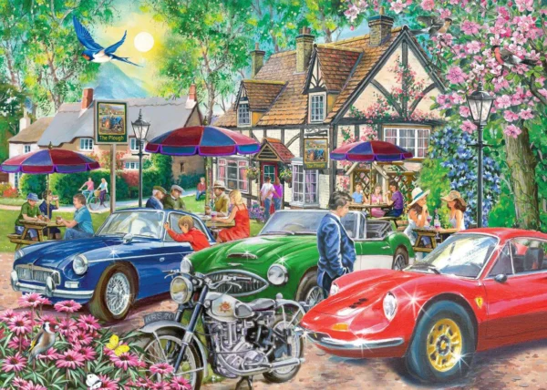 House of Puzzles - Nice Day for a Drive 4 x 500 Piece Puzzle Set - Image 2