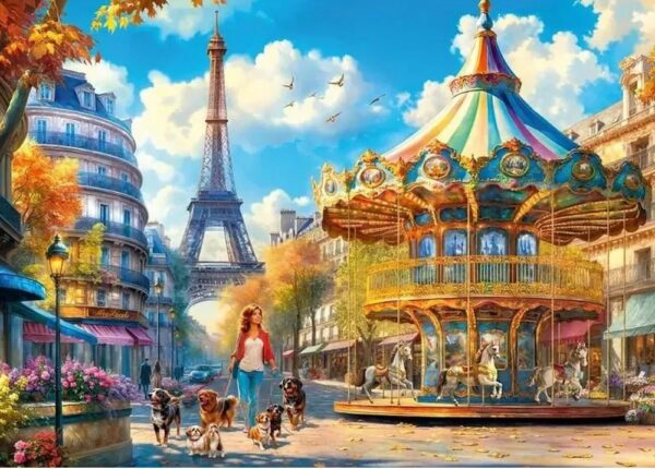 Cherry Pazzi - Paris Day Out 500 Piece Puzzle
