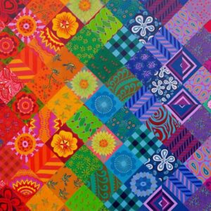 House of Puzzles - Patchwork Rainbow 1000 Piece Puzzle
