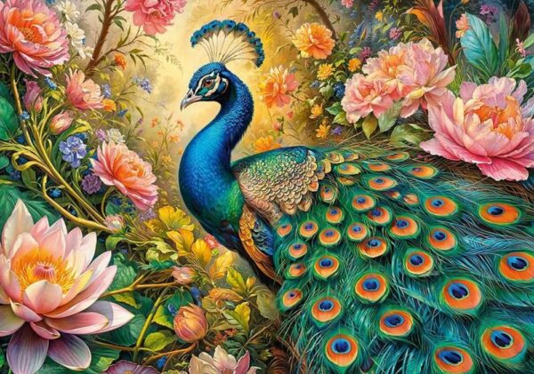 Cherry Pazzi - Peacock's Paradise 1000 Piece Puzzle