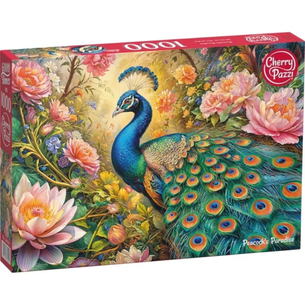 Cherry Pazzi - Peacock's Paradise 1000 Piece Puzzle - Image 2