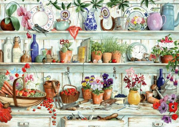 House of Puzzles - Posies & Produce 1000 Piece Puzzle