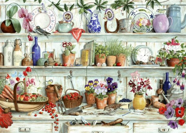 House of Puzzles - Posies & Produce 500 Large Piece Puzzle