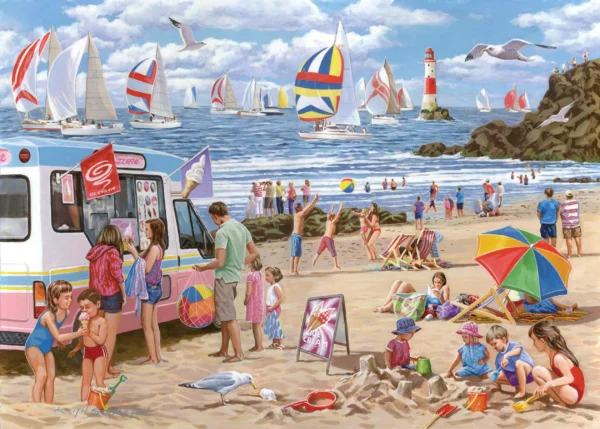 House of Puzzles - Regatta Day 500 Large Piece Puzzle