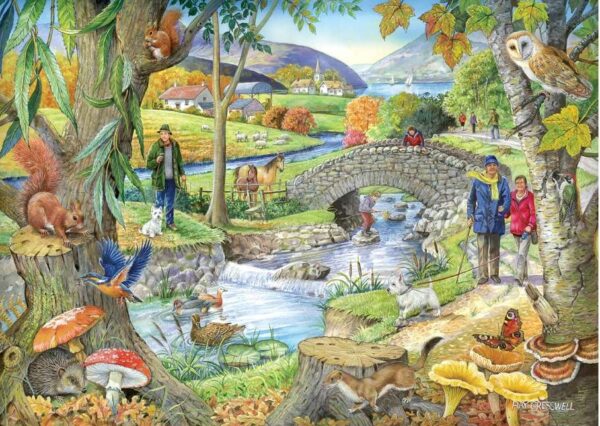 House of Puzzles - Riverside Walk 250 Large Piece Puzzle