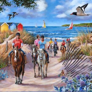 House of Puzzles - Sea Horses 500 Large Piece Puzzle