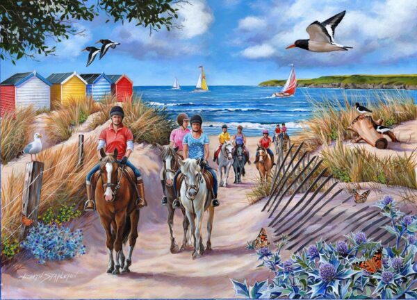 House of Puzzles - Sea Horses 500 Large Piece Puzzle