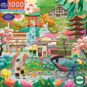eeBoo - Seasons In Kyoto 1000 Piece Puzzle