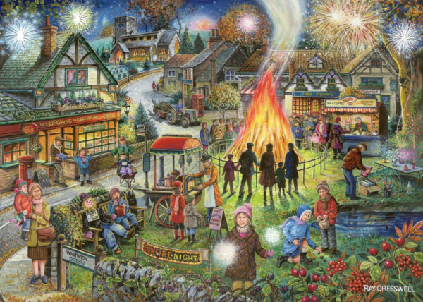 House of Puzzles - Seasons on the Green 4 x 500 Piece Puzzle Set - Image 5