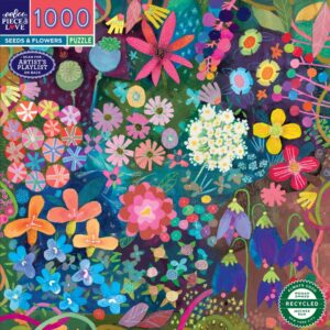 eeBoo - Seeds & Flowers 1000 Piece Puzzle