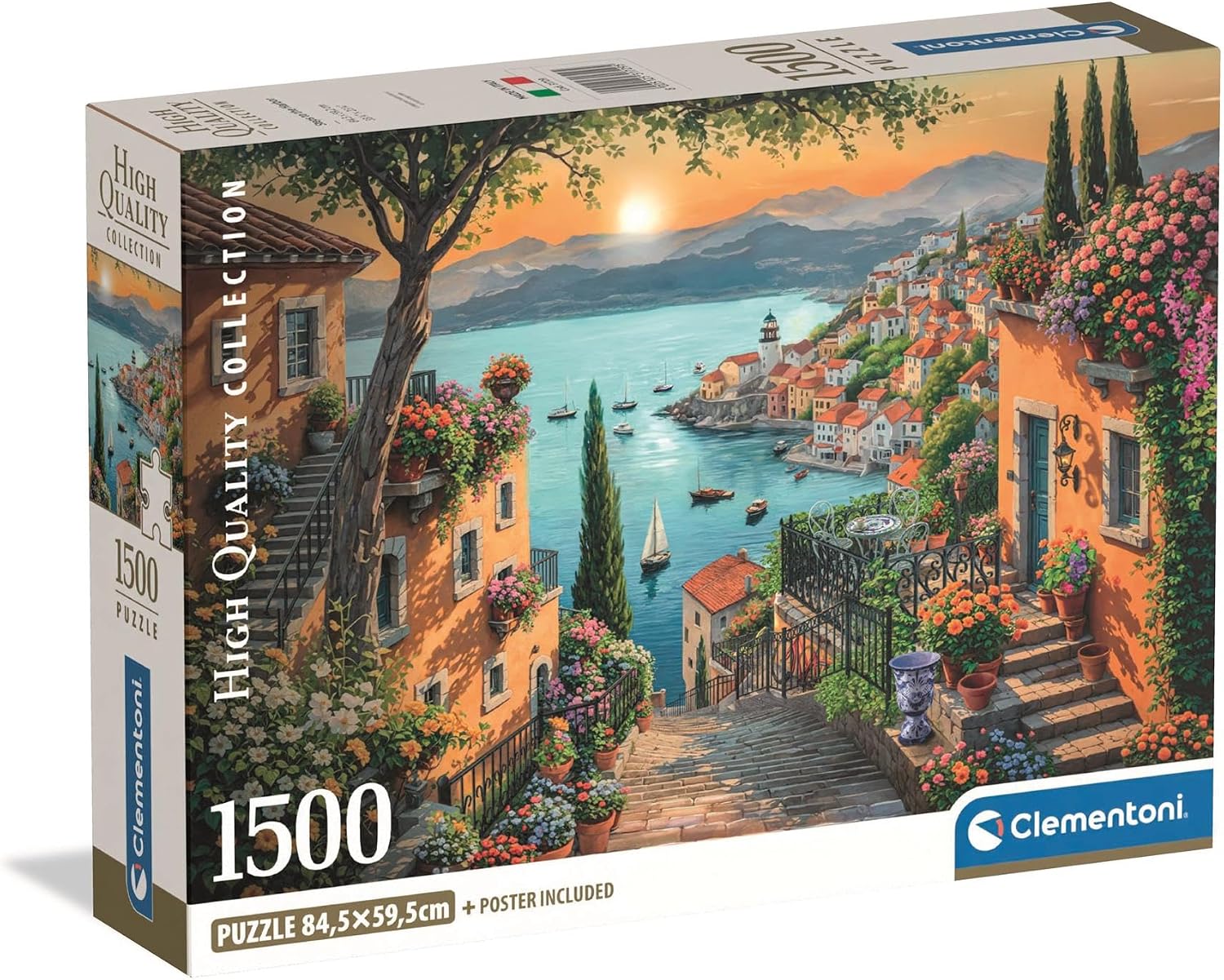 Clementoni - Steps to the Harbour 1500 Piece Puzzle - Image 2