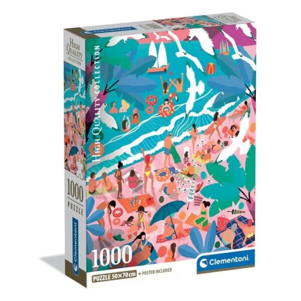Clementoni - Sunday at the Beach 1000 Piece Puzzle - Image 2