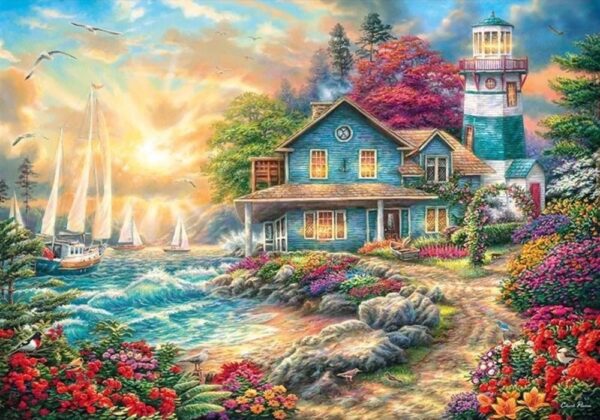 Cherry Pazzi - Sunrise by the Sea 2000 Piece Puzzle