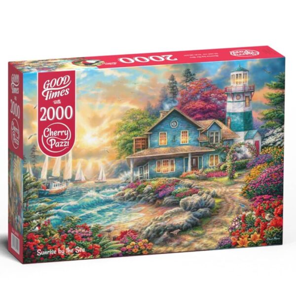 Cherry Pazzi - Sunrise by the Sea 2000 Piece Puzzle - Image 2