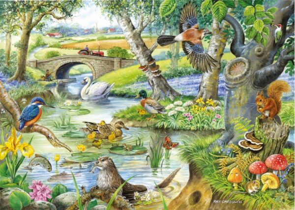 House of Puzzles - Tales of the River 500 Large Piece Puzzle