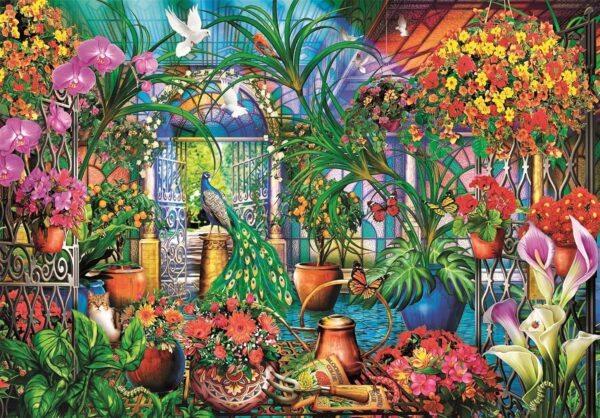 Clementoni - The Greenhouse Caretakers 500 Piece Puzzle