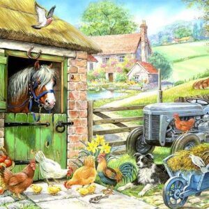 House of Puzzles - Down on the Farm 250 Large Piece Puzzle