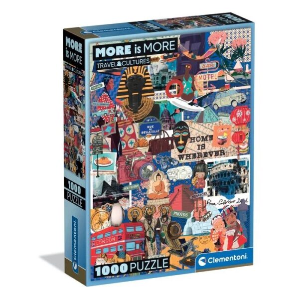 Clementoni - More is More, Travel & Cultures 1000 Piece Puzzle - Image 2