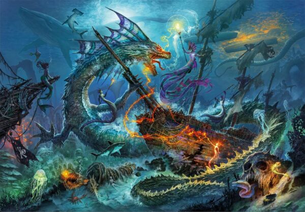 Clementoni - The Underwater Battle 3000 Piece Jigsaw Puzzle