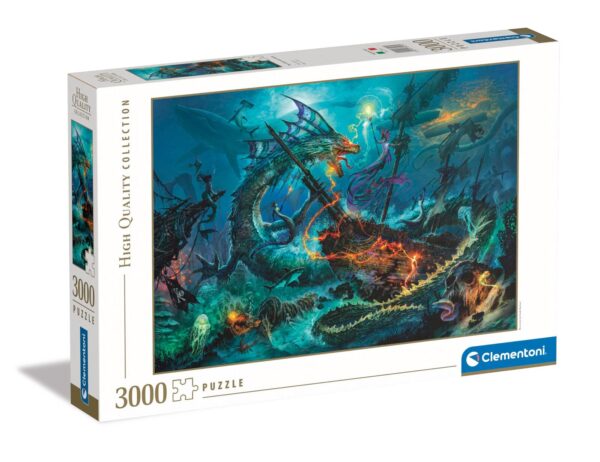 Clementoni - The Underwater Battle 3000 Piece Jigsaw Puzzle - Image 2