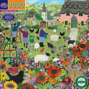 eeBoo - Village Orchard 1000 Piece Puzzle
