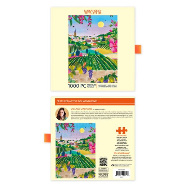 WerkShoppe - Village Vineyard 1000 Piece Puzzle - Image 4