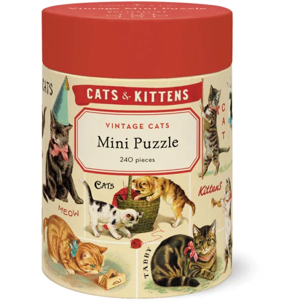 Cavallini & Co - Vintage Cats 240 Piece Mini Puzzle
