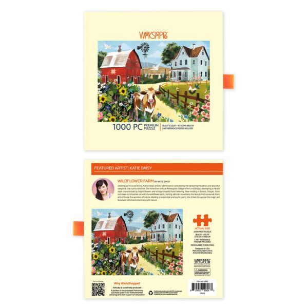 WerkShoppe - Wildflower Farm 1000 Piece Puzzle - Image 4
