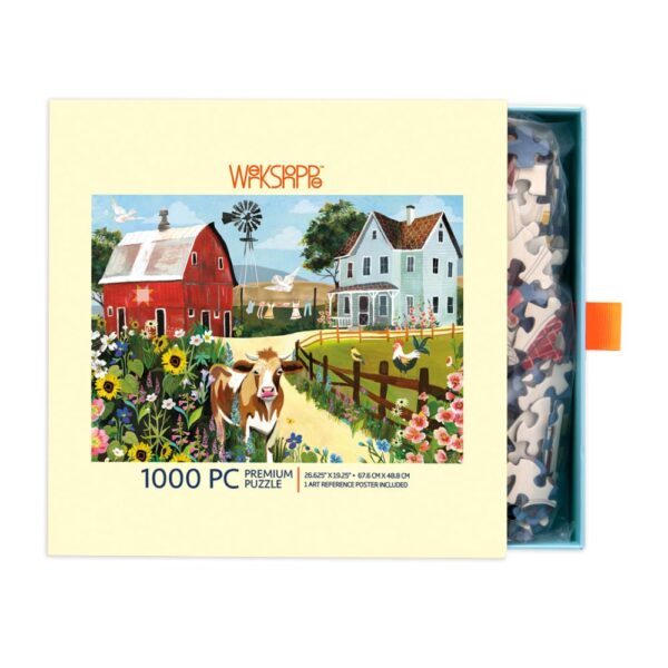 WerkShoppe - Wildflower Farm 1000 Piece Puzzle - Image 2