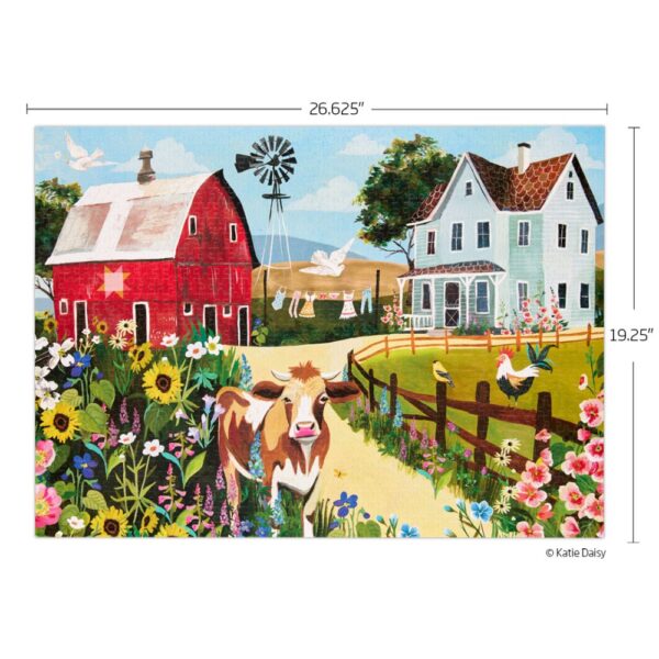 WerkShoppe - Wildflower Farm 1000 Piece Puzzle - Image 3