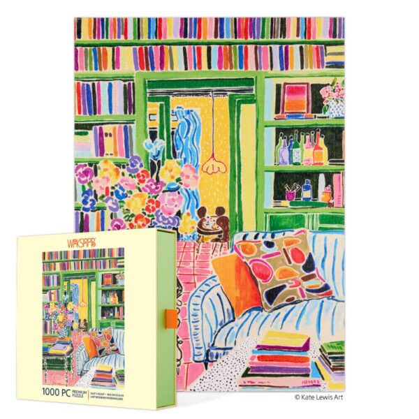 WerkShoppe - Books & Bouquet 1000 Piece Puzzle