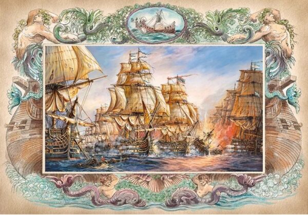 Cherry Pazzi - Sea Battle 2000 Piece Puzzle