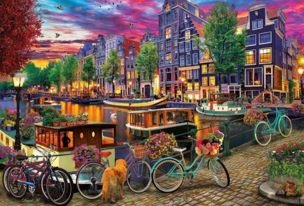 Educa - Bicycles in Amsterdam 6000 Piece Puzzle