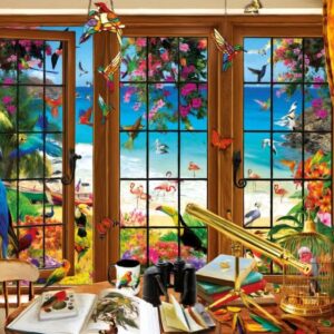 Educa - Bird Watcher's Window 1500 Piece Puzzle