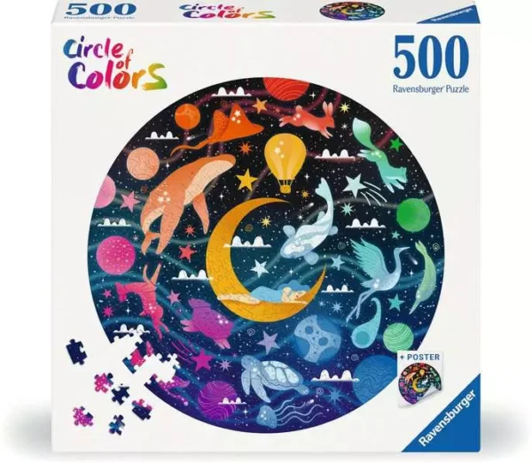Ravensburger - Circle of Colors Dreams 500 Piece Round Puzzle - Image 2