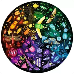 Ravensburger - Circle of Colors Insects 500 Piece Round Puzzle