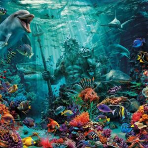Educa - Coral Reef Poseidon 1000 Piece Puzzle