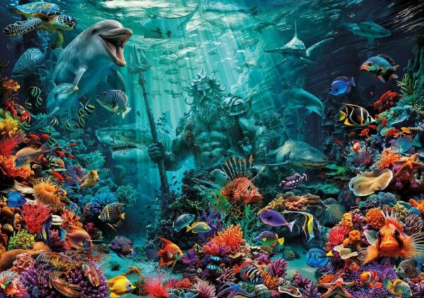 Educa - Coral Reef Poseidon 1000 Piece Puzzle