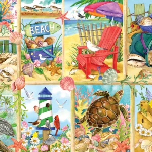 Cobble Hill - Day at the Beach 500 Larger Piece Puzzle