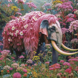 Educa - Floral Elephant 500 XL Piece Puzzle
