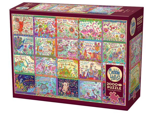 Cobble Hill - Happy Thoughts 2000 Piece Puzzle - Image 2
