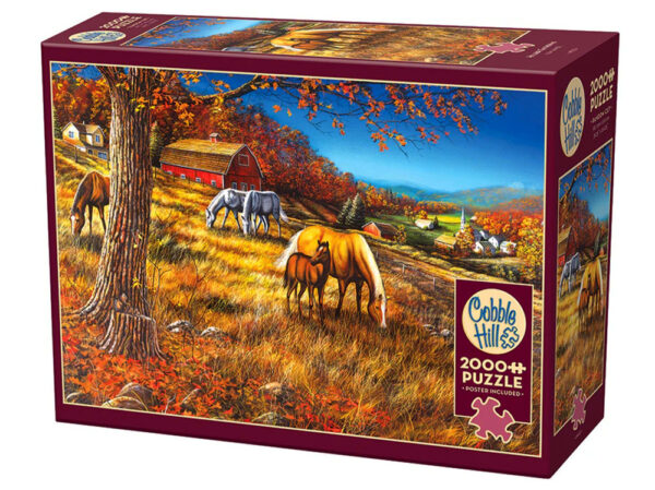 Cobble Hill - Hillside Gathering 2000 Piece Puzzle - Image 2